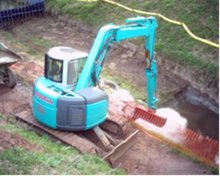 Leakage works on Great Western Canal